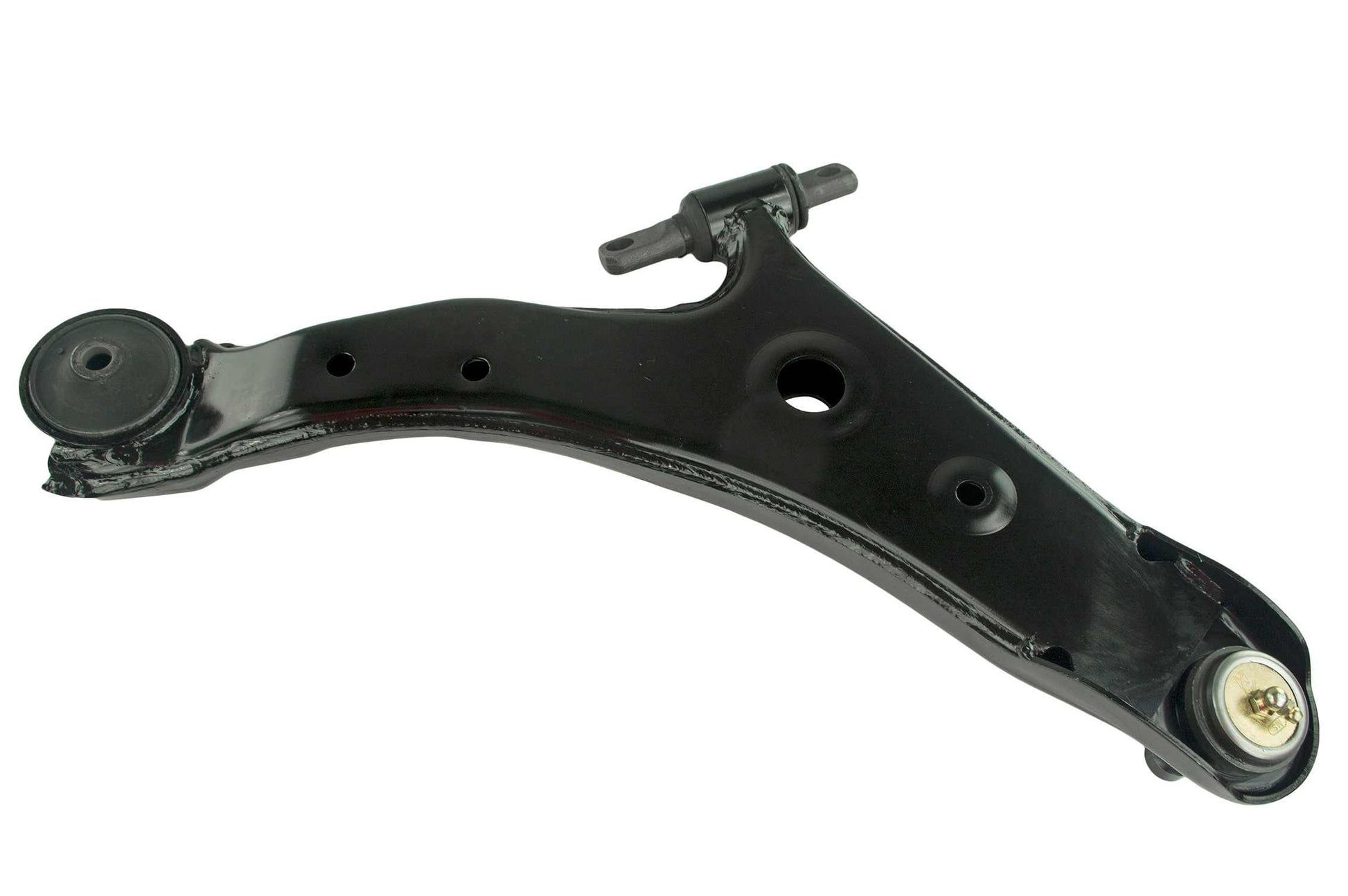 Back View of Front Left Suspension Control Arm and Ball Joint Assembly MEVOTECH CMK80349