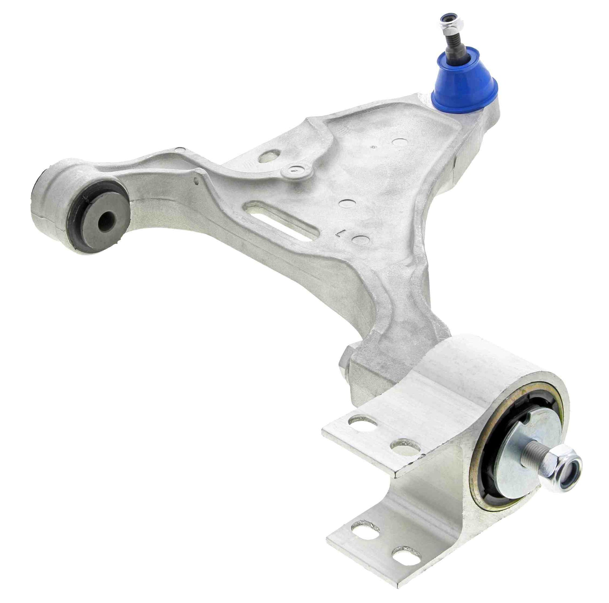 Angle View of Front Left Suspension Control Arm and Ball Joint Assembly MEVOTECH CMK80354