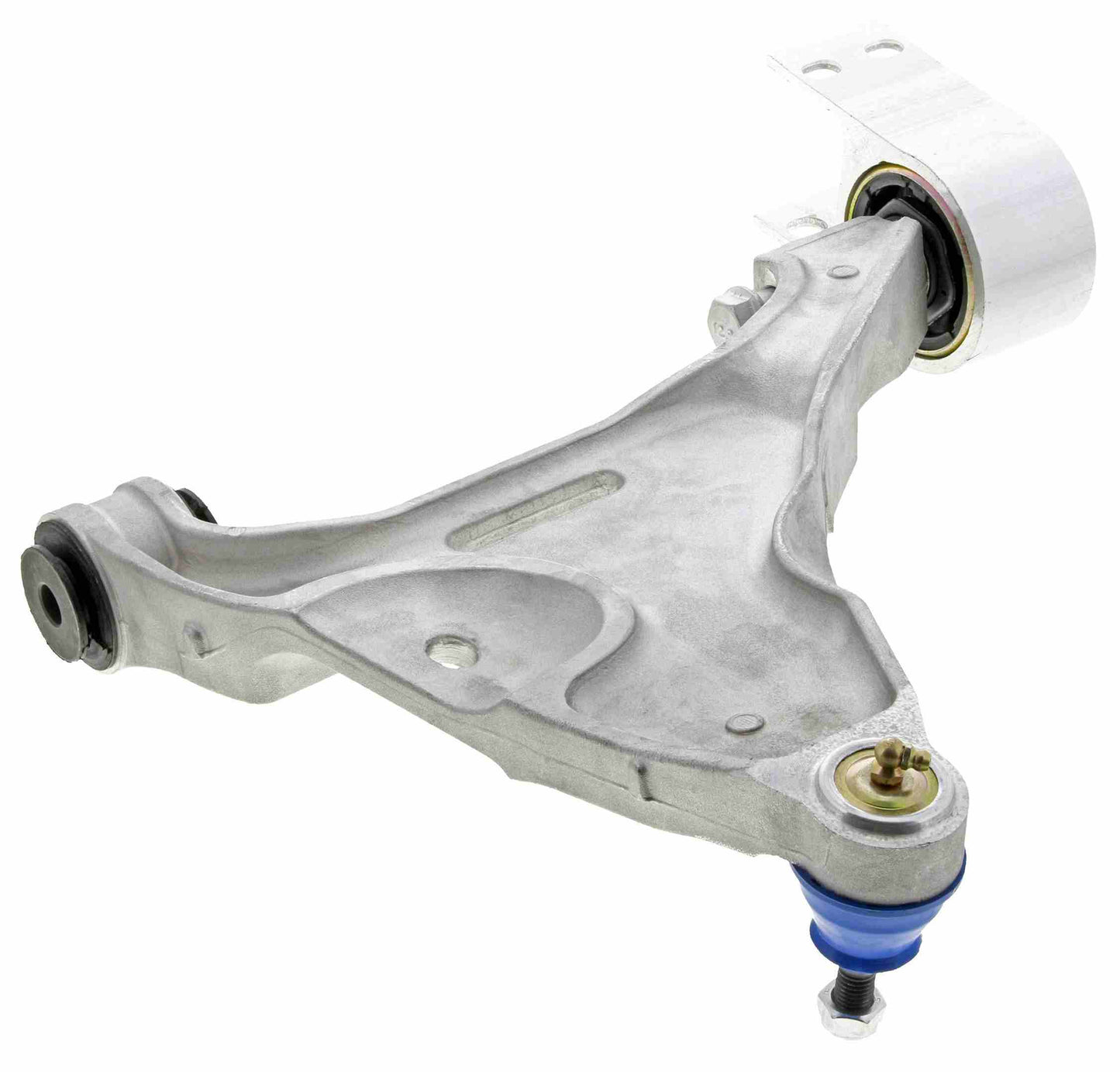 Back View of Front Left Suspension Control Arm and Ball Joint Assembly MEVOTECH CMK80354