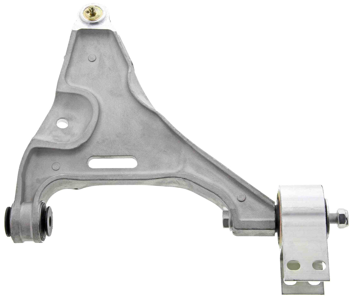 Back View of Front Right Suspension Control Arm and Ball Joint Assembly MEVOTECH CMK80355