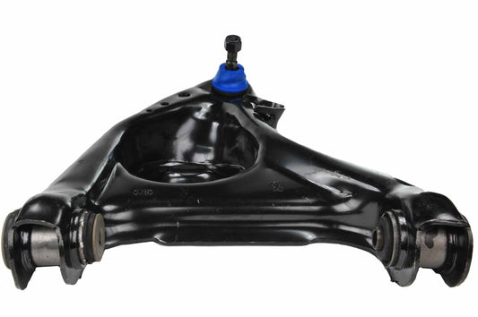 Angle View of Front Right Suspension Control Arm and Ball Joint Assembly MEVOTECH CMK80393