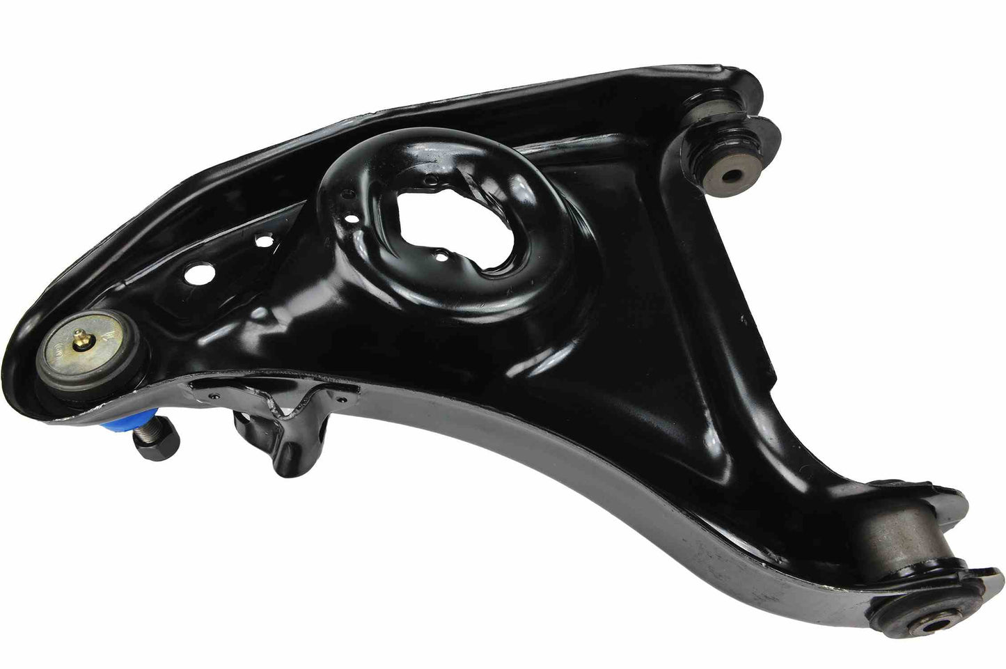 Back View of Front Right Suspension Control Arm and Ball Joint Assembly MEVOTECH CMK80393