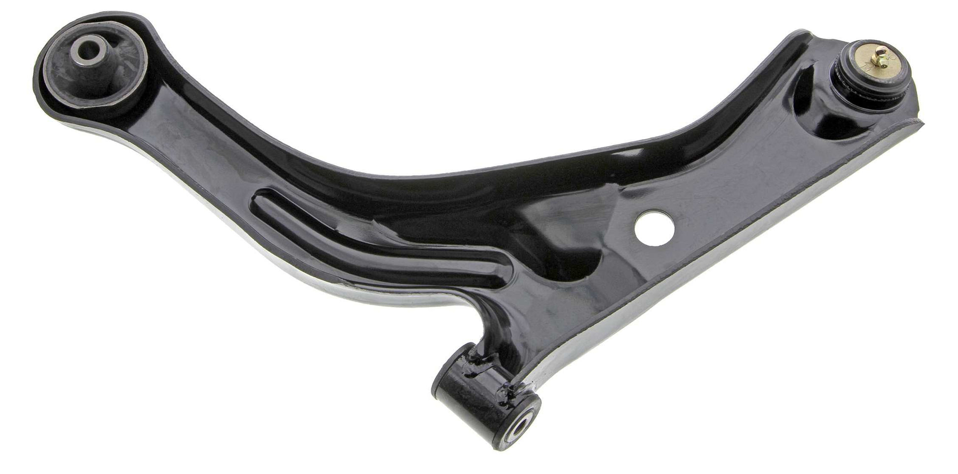 Back View of Front Right Suspension Control Arm and Ball Joint Assembly MEVOTECH CMK80397