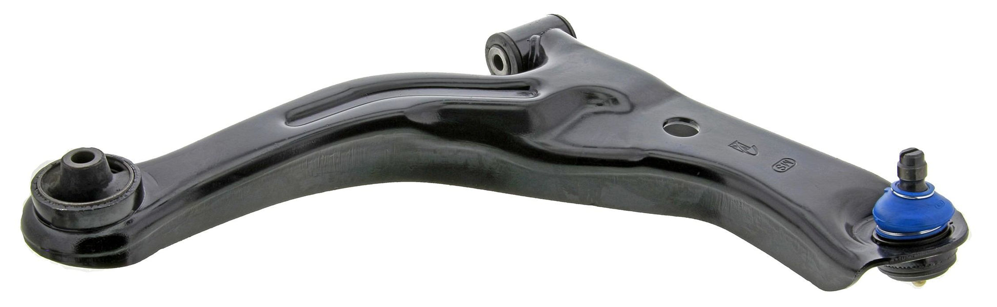 Front View of Front Right Suspension Control Arm and Ball Joint Assembly MEVOTECH CMK80397