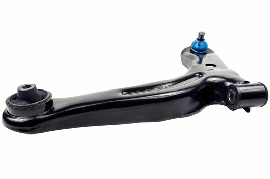 Angle View of Front Left Suspension Control Arm and Ball Joint Assembly MEVOTECH CMK80398