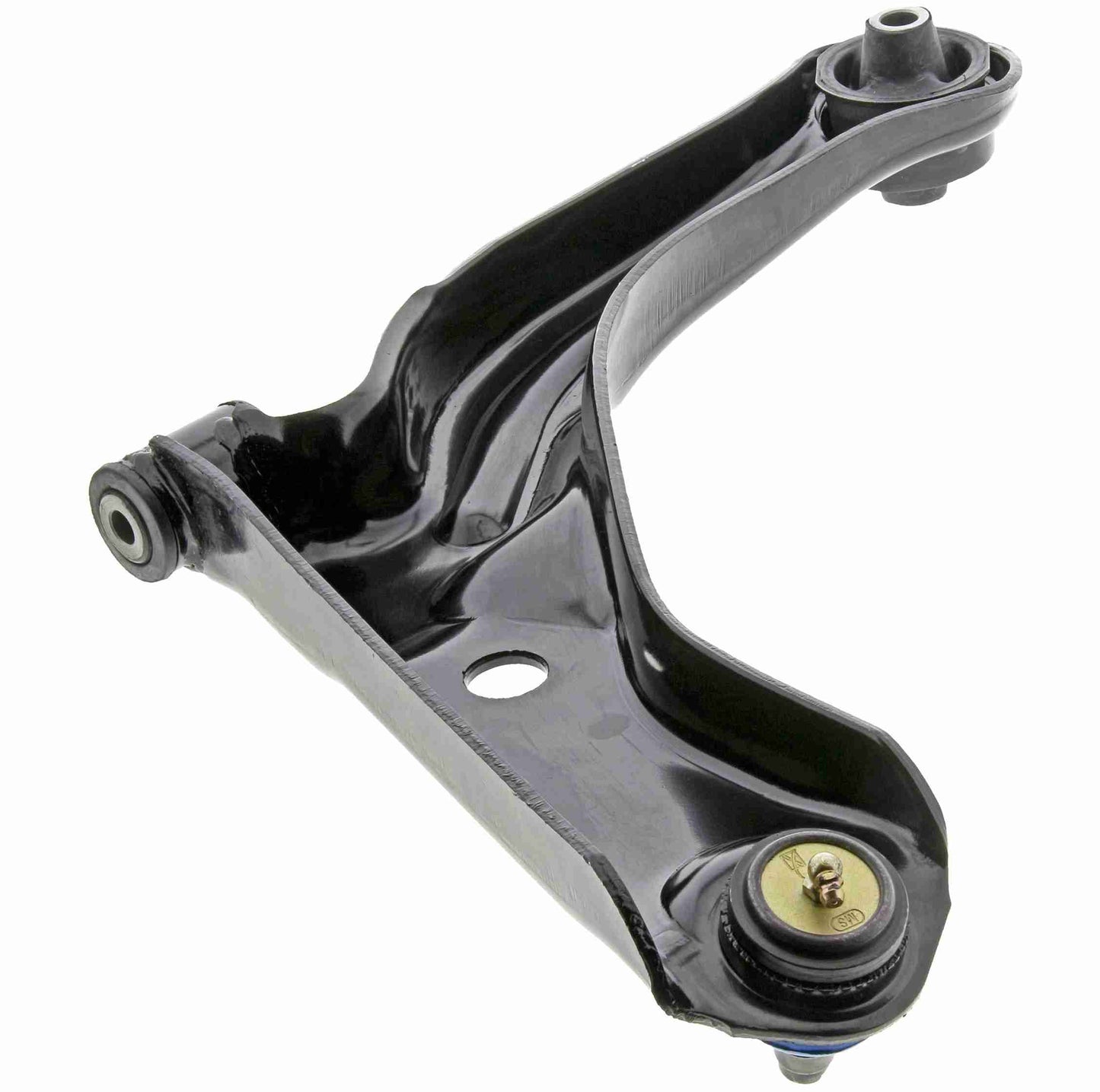 Back View of Front Right Suspension Control Arm and Ball Joint Assembly MEVOTECH CMK80399