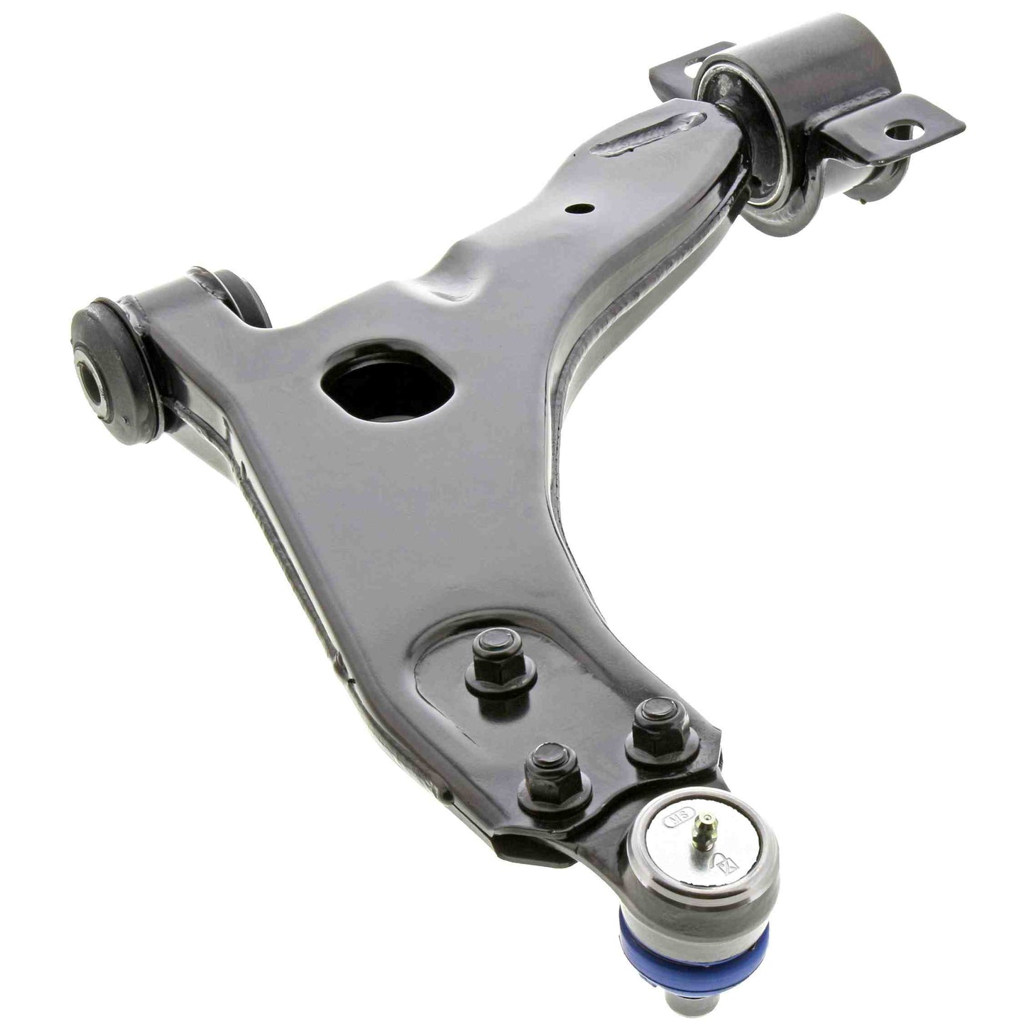 Back View of Front Right Suspension Control Arm and Ball Joint Assembly MEVOTECH CMK80405