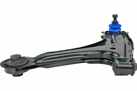 Angle View of Front Left Suspension Control Arm and Ball Joint Assembly MEVOTECH CMK80446