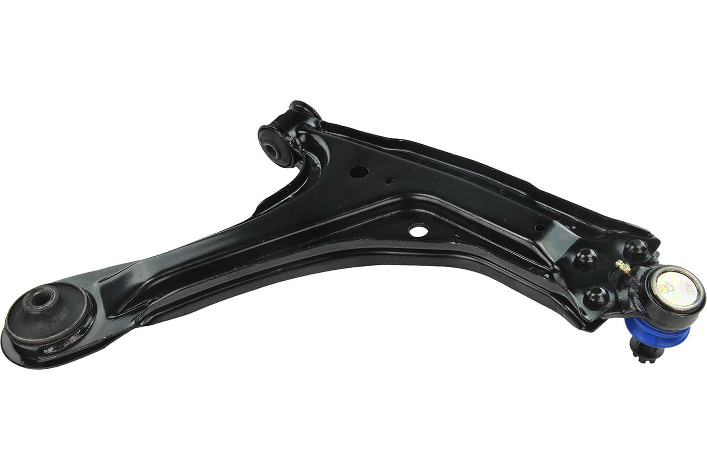 Back View of Front Left Suspension Control Arm and Ball Joint Assembly MEVOTECH CMK80446