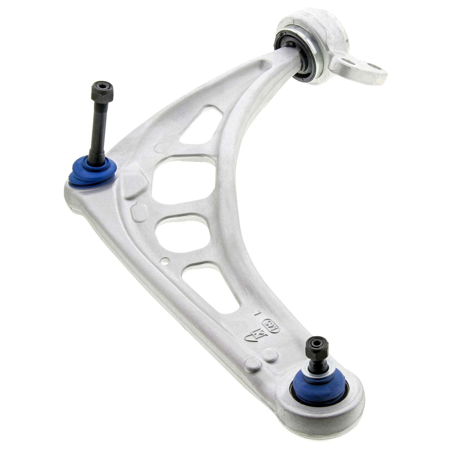 Front View of Front Left Suspension Control Arm and Ball Joint Assembly MEVOTECH CMK80527