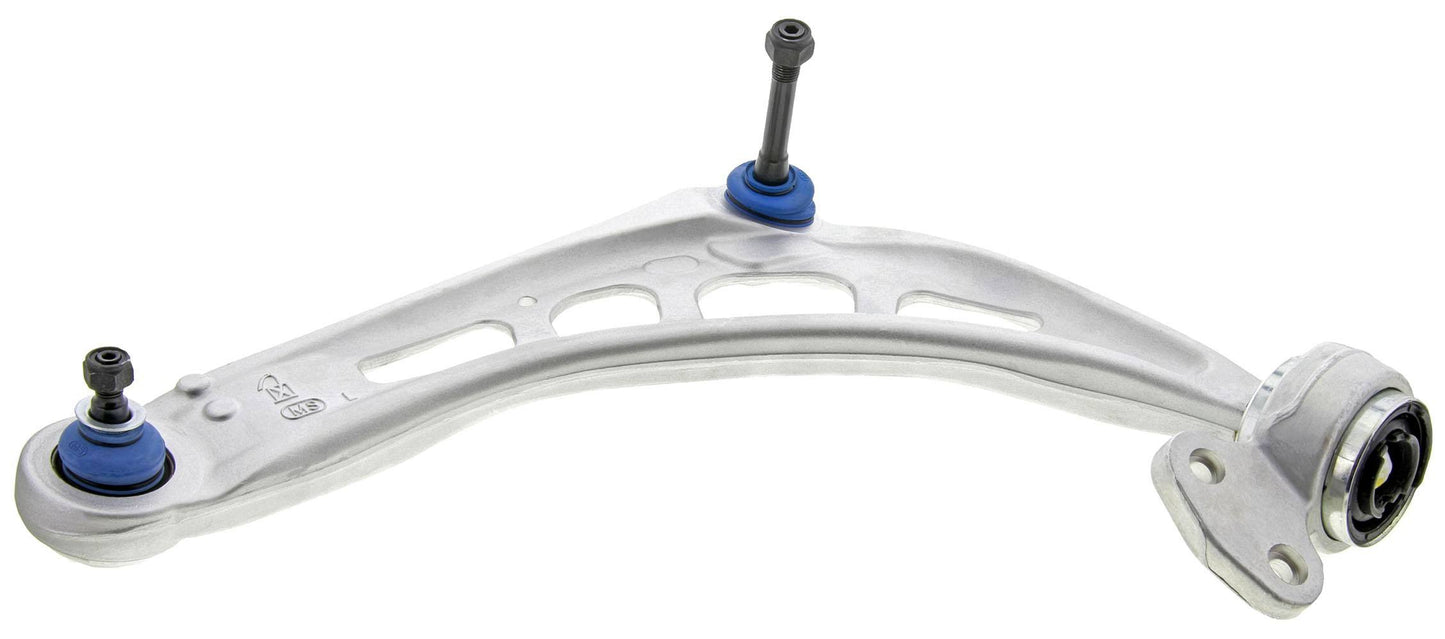 Side View of Front Left Suspension Control Arm and Ball Joint Assembly MEVOTECH CMK80527