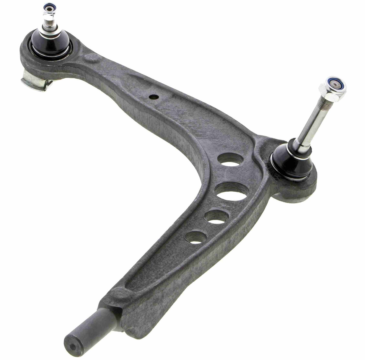 Angle View of Front Left Suspension Control Arm and Ball Joint Assembly MEVOTECH CMK80531