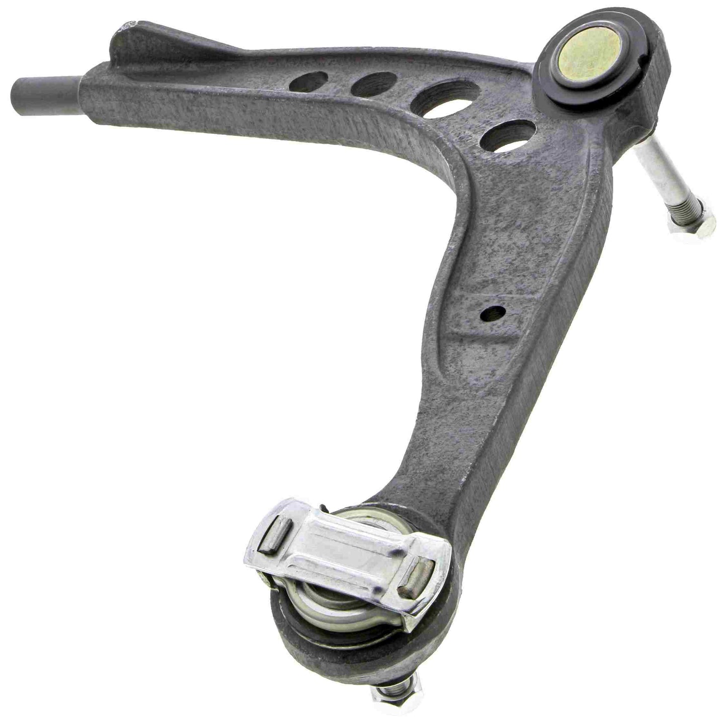 Back View of Front Left Suspension Control Arm and Ball Joint Assembly MEVOTECH CMK80531