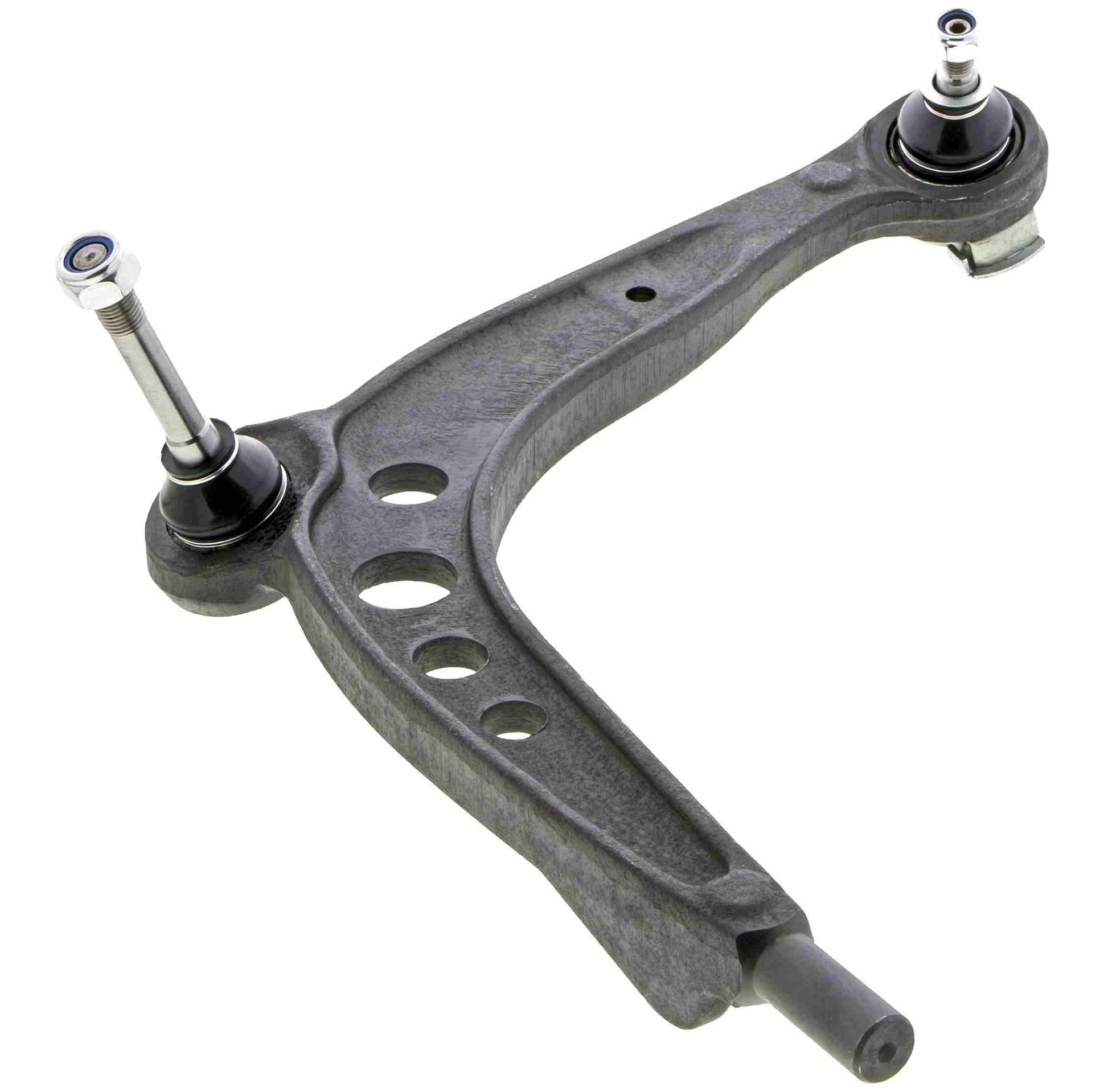 Angle View of Front Right Suspension Control Arm and Ball Joint Assembly MEVOTECH CMK80532