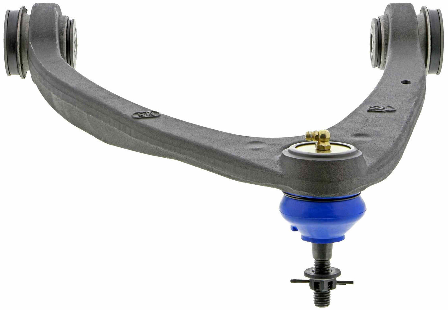 Bottom View of Front Upper Left Suspension Control Arm and Ball Joint Assembly MEVOTECH CMK80669