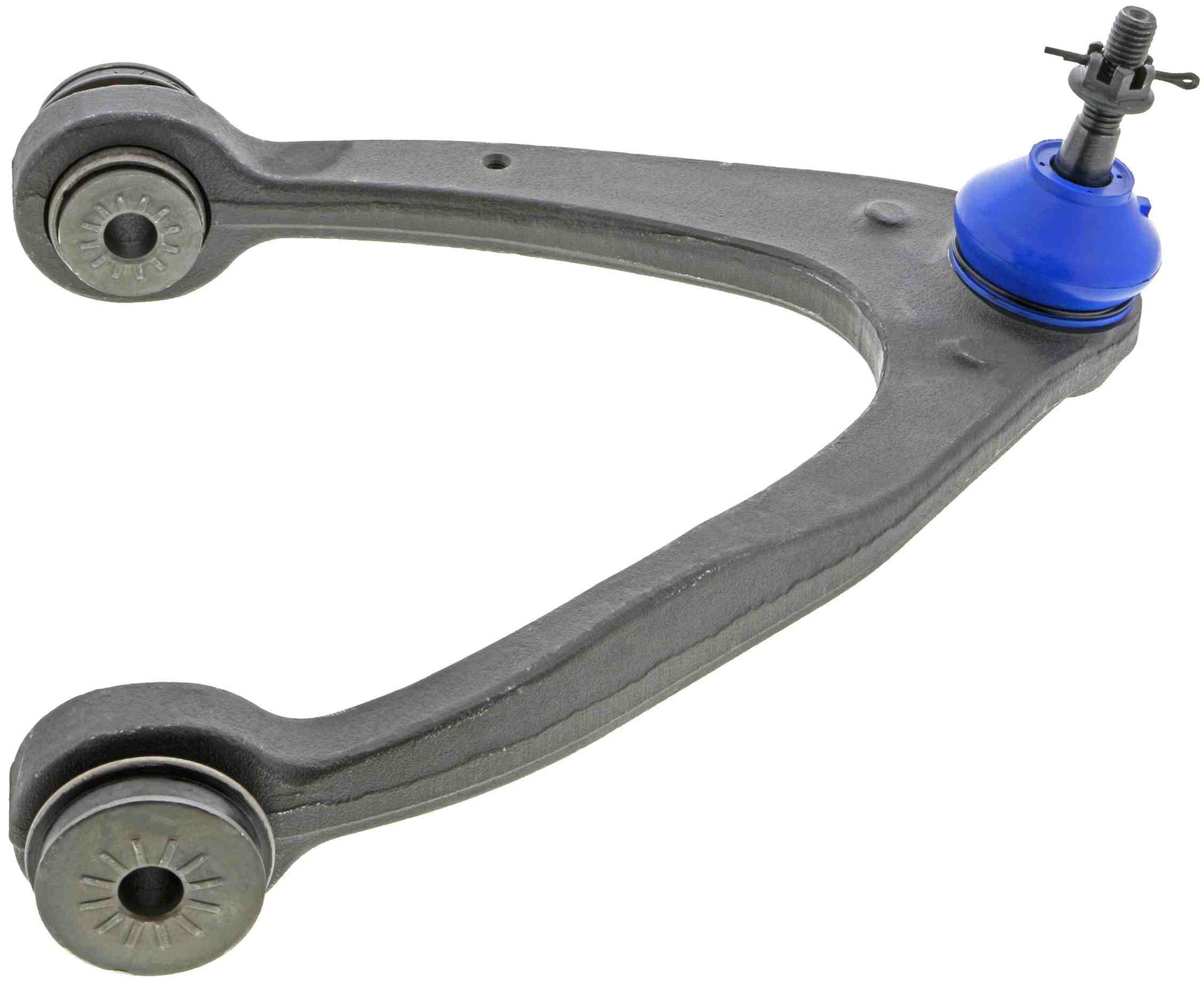 Side View of Front Upper Right Suspension Control Arm and Ball Joint Assembly MEVOTECH CMK80670