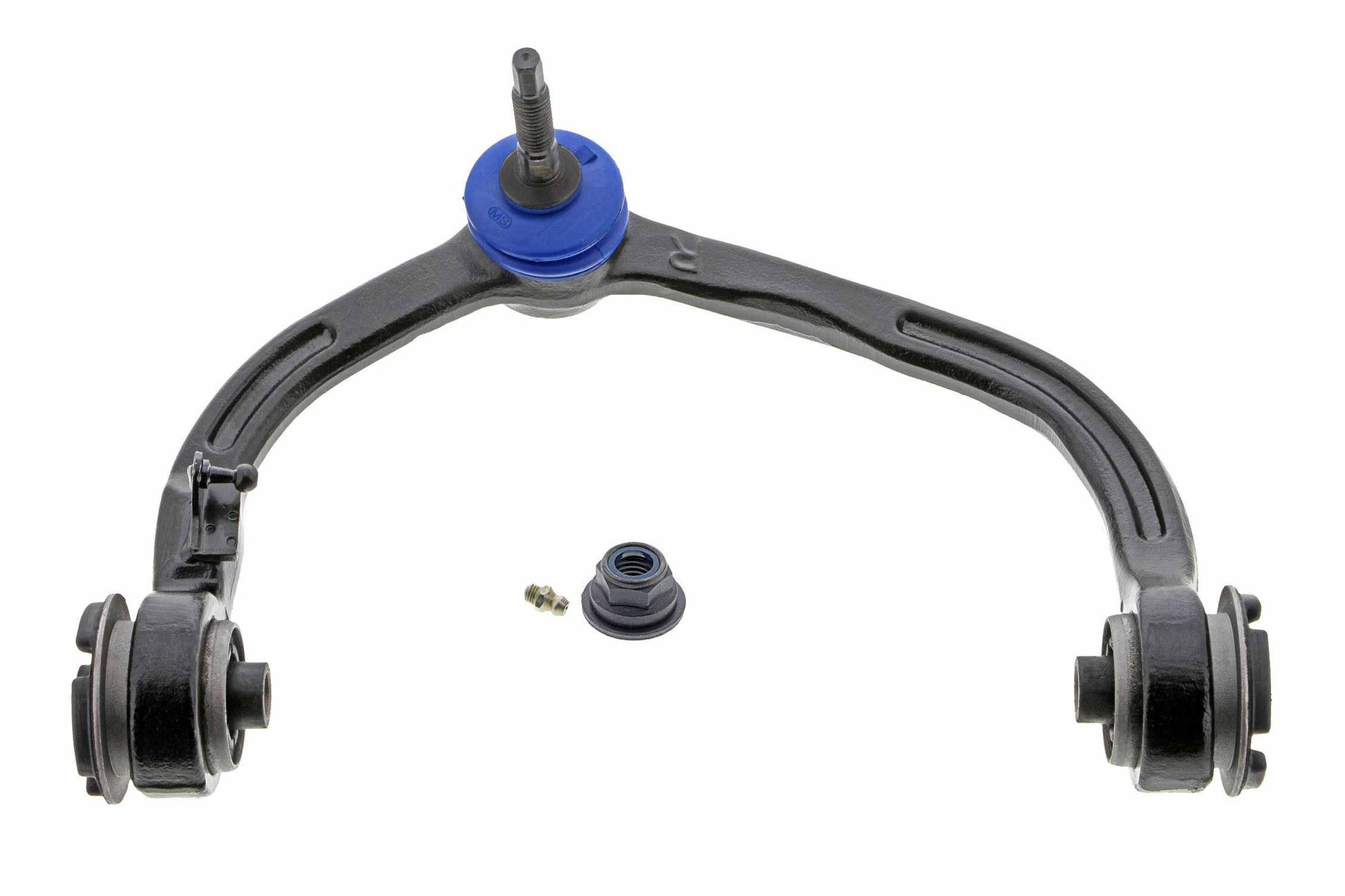 Front View of Front Upper Right Suspension Control Arm and Ball Joint Assembly MEVOTECH CMK80714