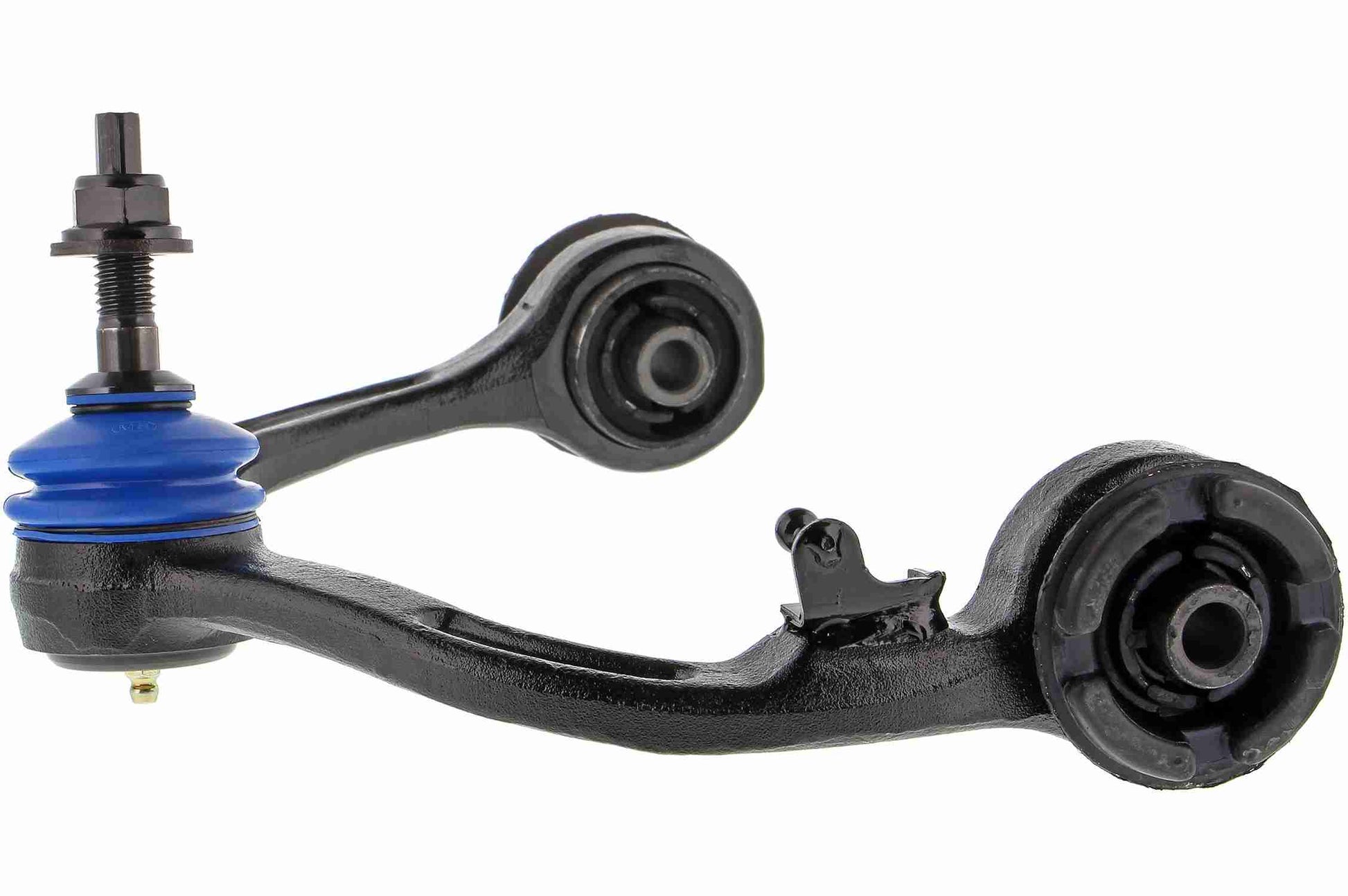 Side View of Front Upper Right Suspension Control Arm and Ball Joint Assembly MEVOTECH CMK80714