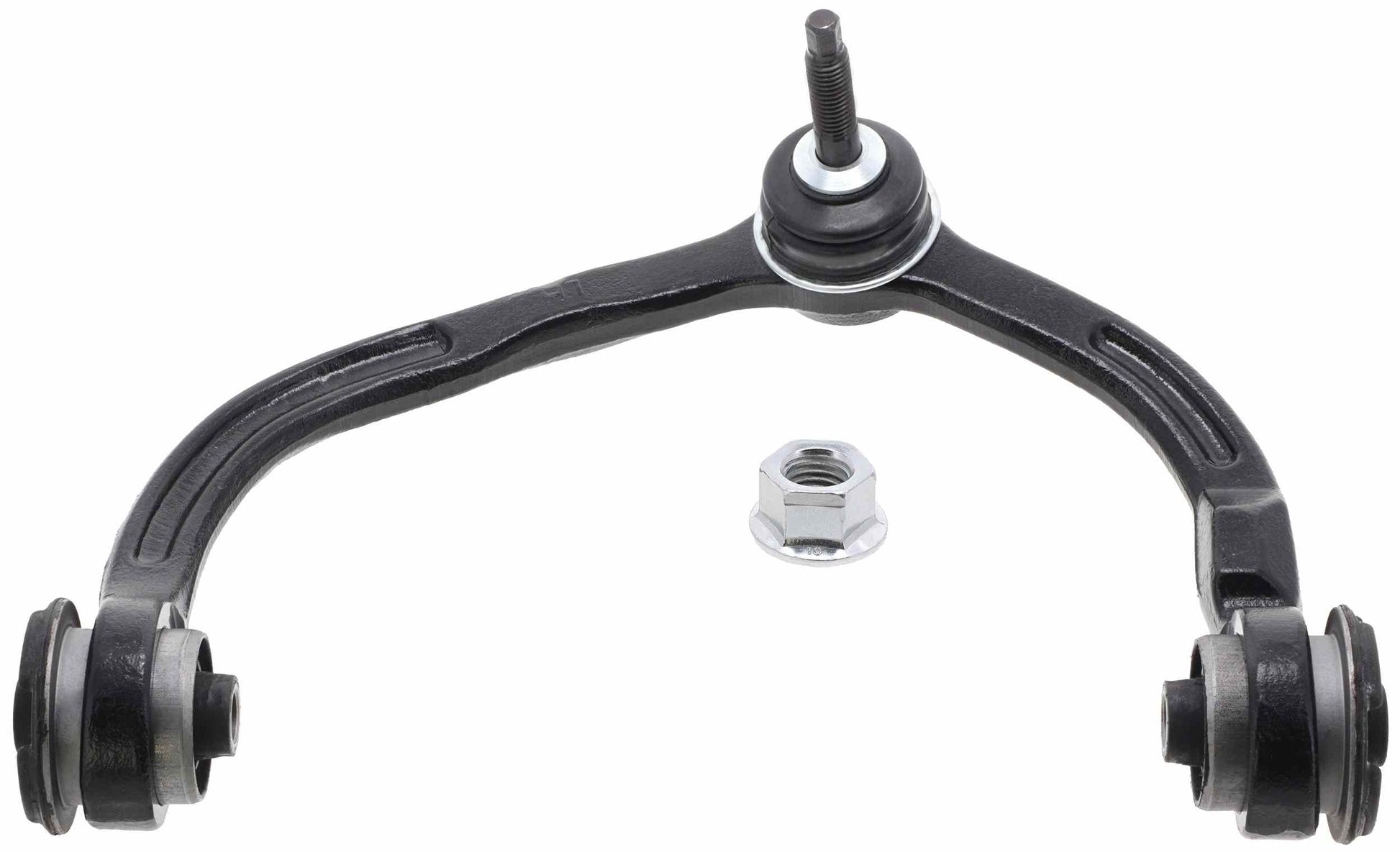 Front View of Front Upper Left Suspension Control Arm and Ball Joint Assembly MEVOTECH CMK80719