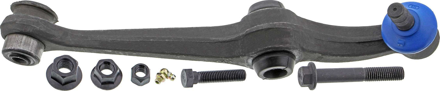 Front View of Front Right Suspension Control Arm and Ball Joint Assembly MEVOTECH CMK8679