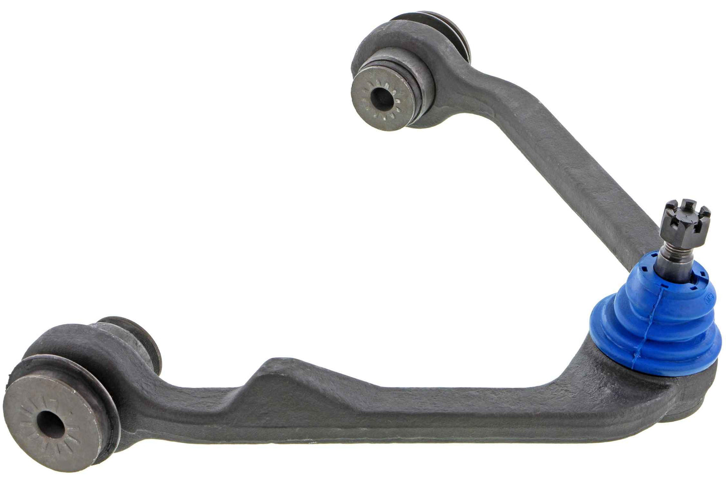 Side View of Front Upper Left Suspension Control Arm and Ball Joint Assembly MEVOTECH CMK8726T