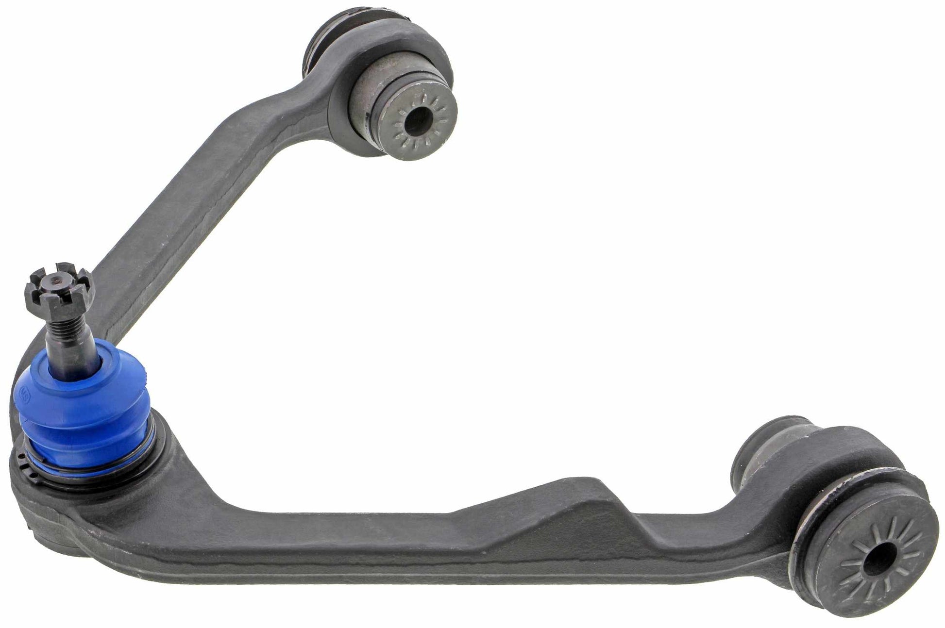 Side View of Front Upper Right Suspension Control Arm and Ball Joint Assembly MEVOTECH CMK8728T