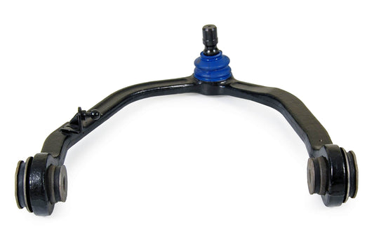 Angle View of Front Upper Left Suspension Control Arm and Ball Joint Assembly MEVOTECH CMK8781