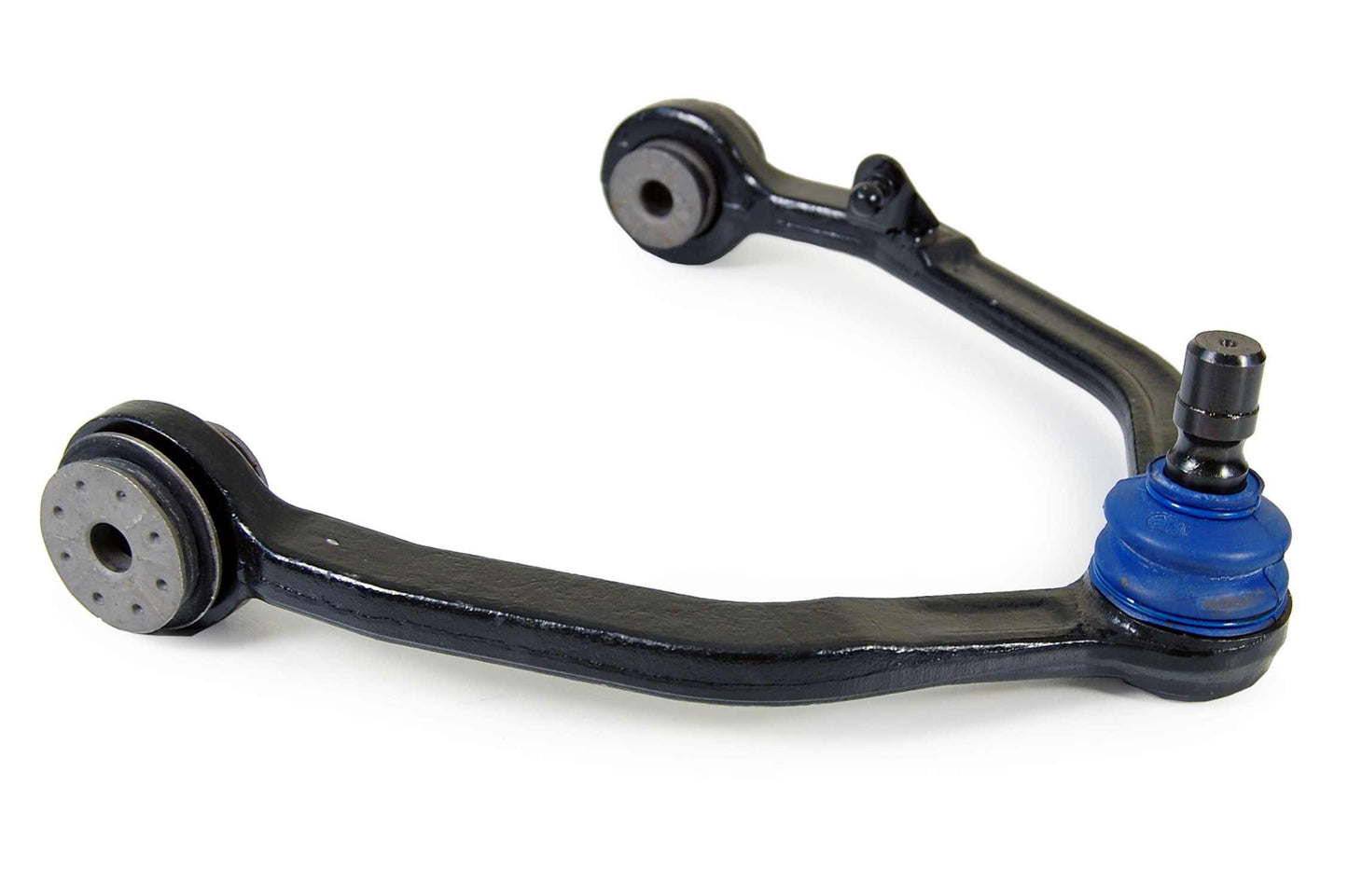 Side View of Front Upper Left Suspension Control Arm and Ball Joint Assembly MEVOTECH CMK8781