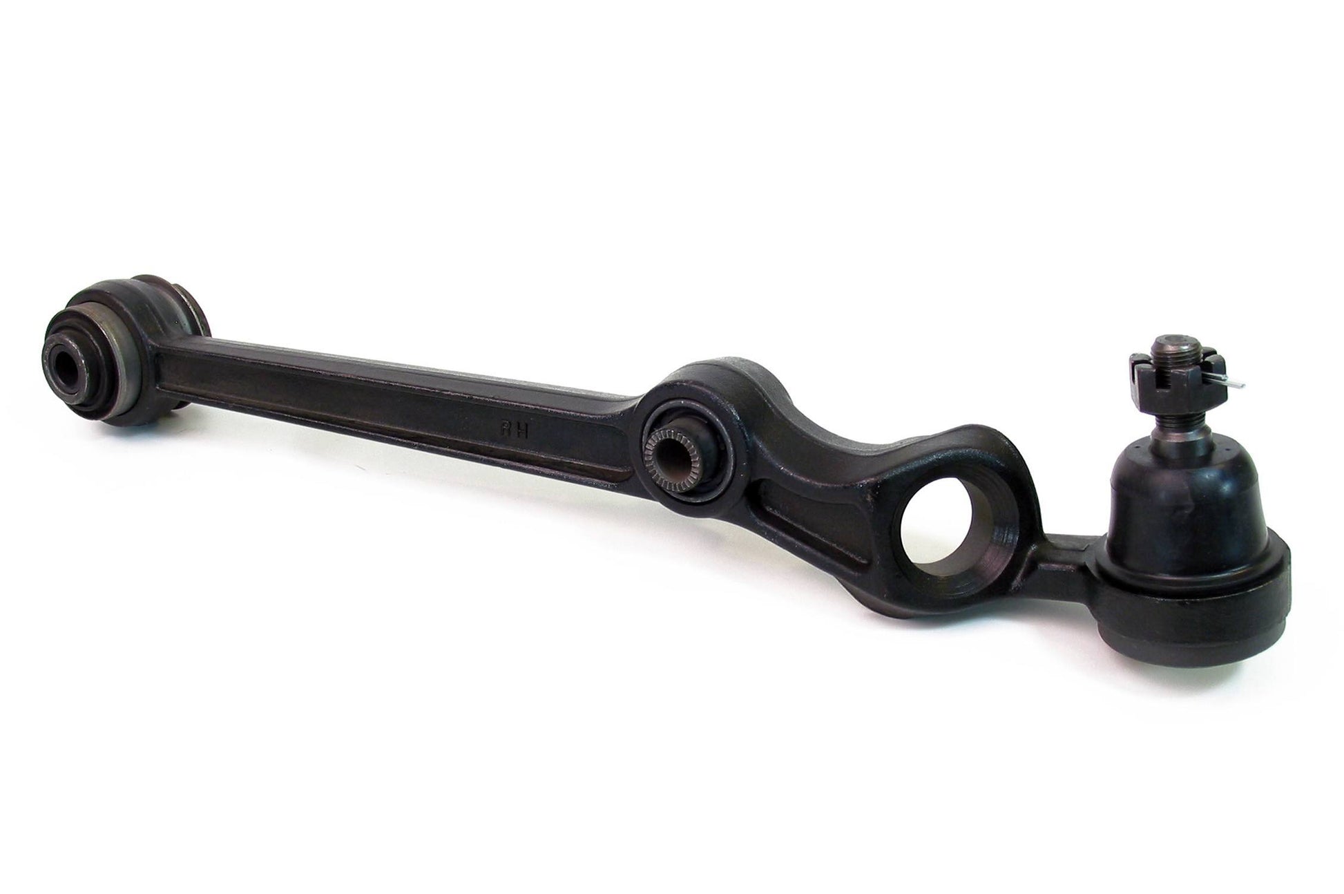 Front View of Front Right Suspension Control Arm and Ball Joint Assembly MEVOTECH CMK8783