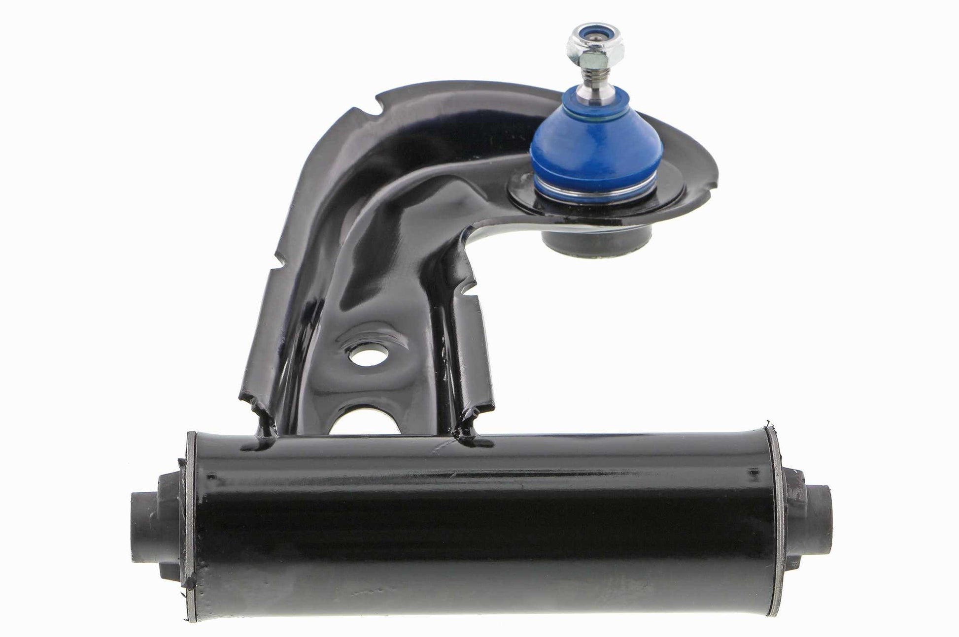 Angle View of Front Upper Right Suspension Control Arm and Ball Joint Assembly MEVOTECH CMK90422