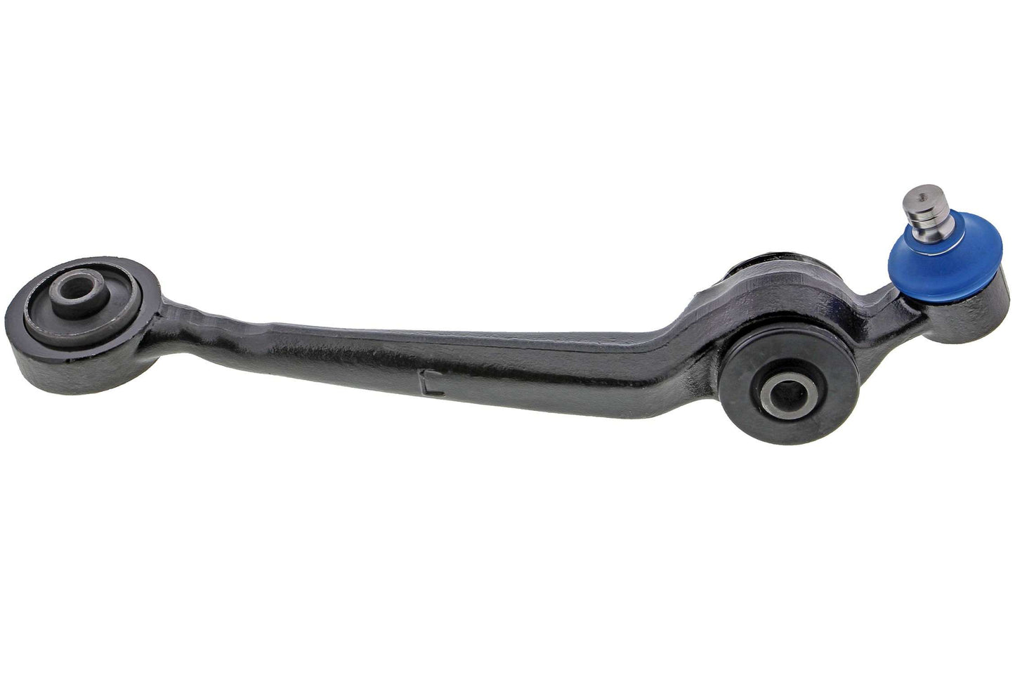 Side View of Front Left Suspension Control Arm and Ball Joint Assembly MEVOTECH CMK90666