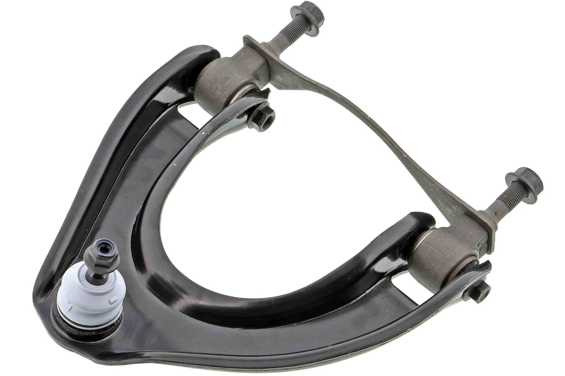 Front View of Front Upper Left Suspension Control Arm and Ball Joint Assembly MEVOTECH CMK9814