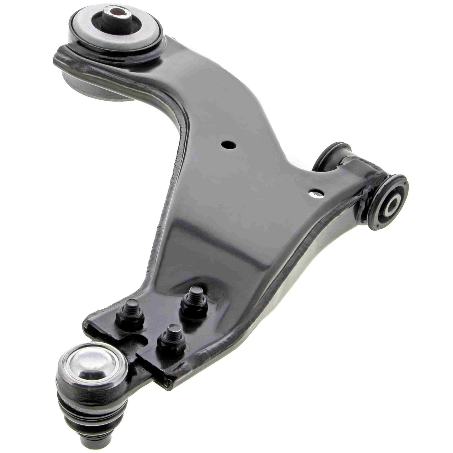 Back View of Front Left Suspension Control Arm and Ball Joint Assembly MEVOTECH CMS101041