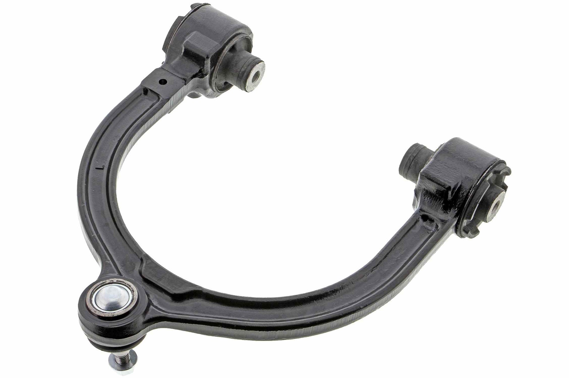 Back View of Front Upper Left Suspension Control Arm and Ball Joint Assembly MEVOTECH CMS101077