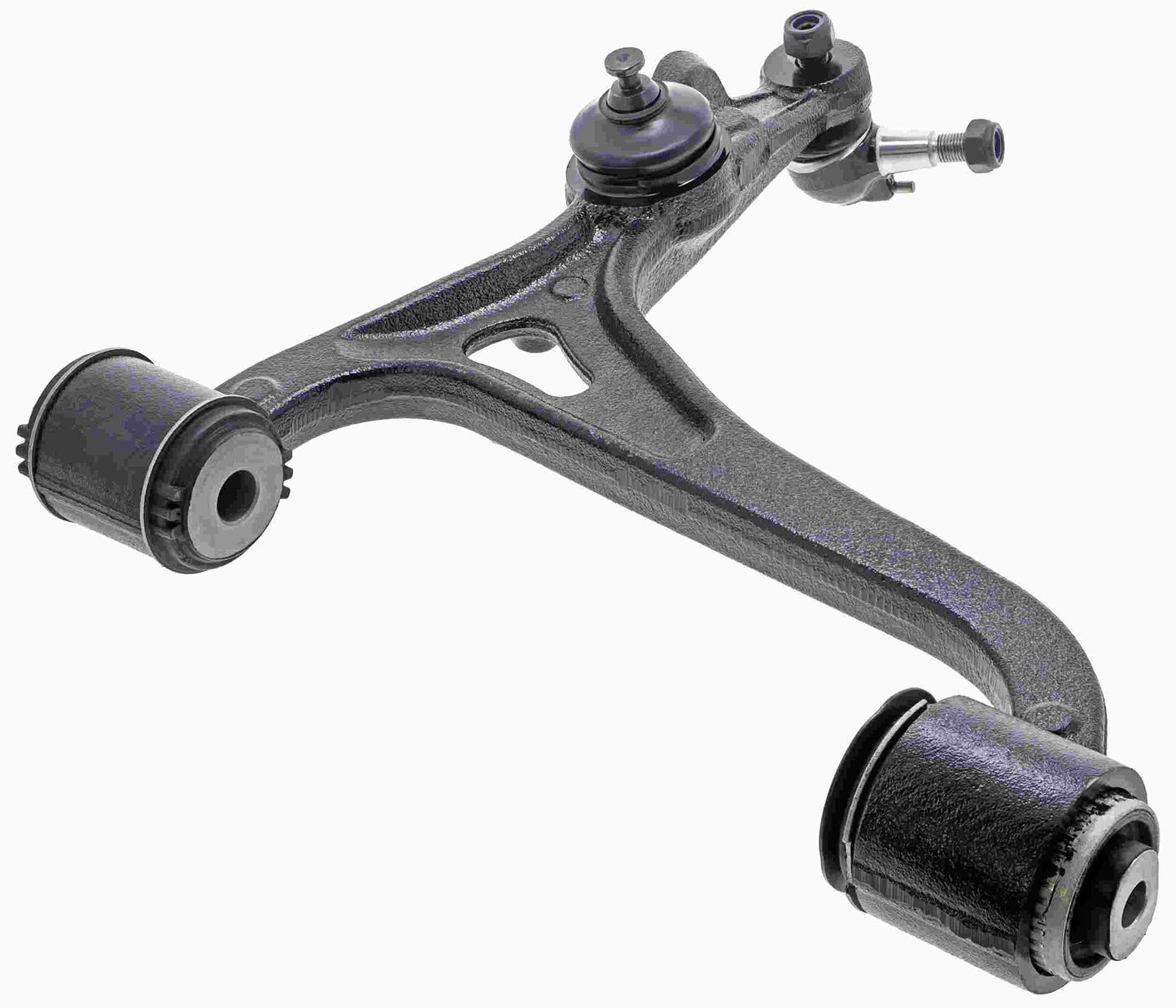 Angle View of Front Left Suspension Control Arm and Ball Joint Assembly MEVOTECH CMS101079