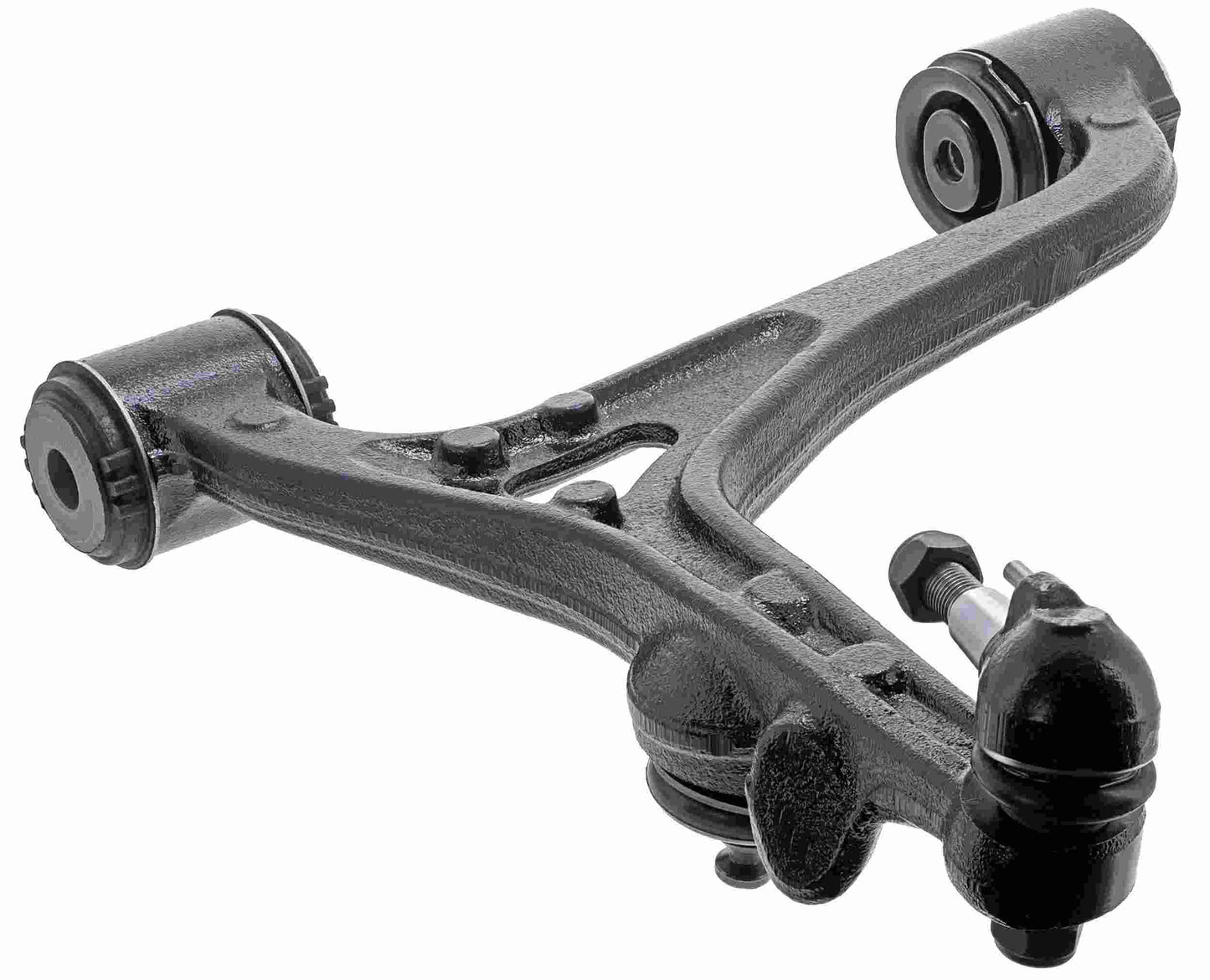 Back View of Front Left Suspension Control Arm and Ball Joint Assembly MEVOTECH CMS101079