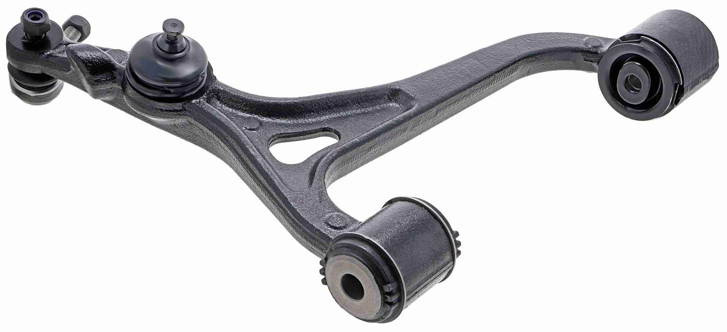 Side View of Front Left Suspension Control Arm and Ball Joint Assembly MEVOTECH CMS101079