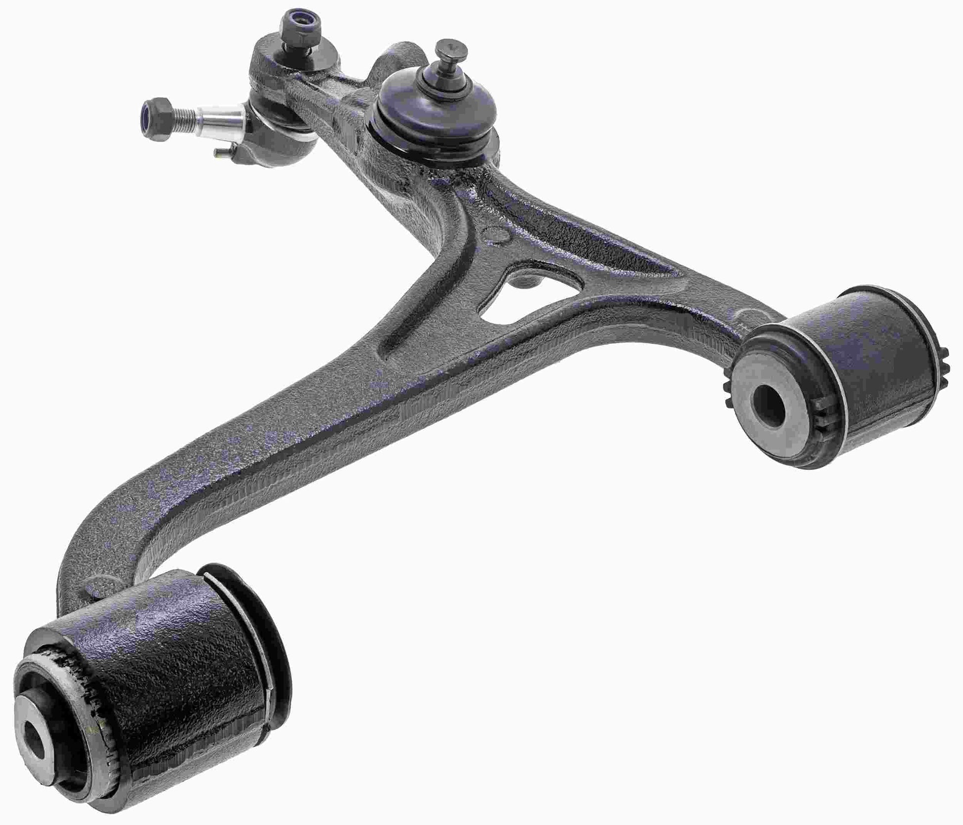 Angle View of Front Right Suspension Control Arm and Ball Joint Assembly MEVOTECH CMS101080