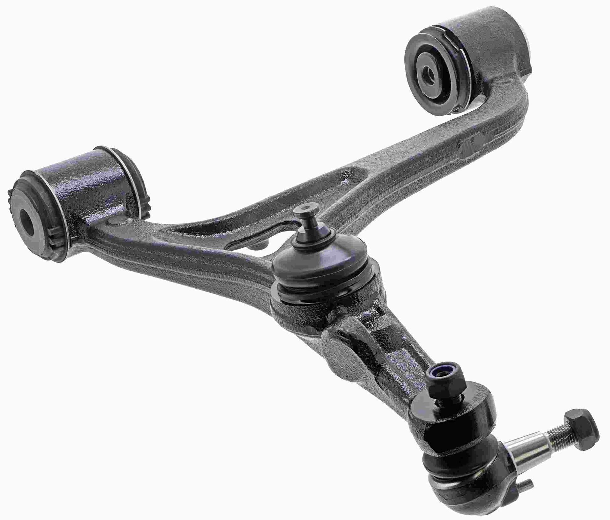 Front View of Front Right Suspension Control Arm and Ball Joint Assembly MEVOTECH CMS101080