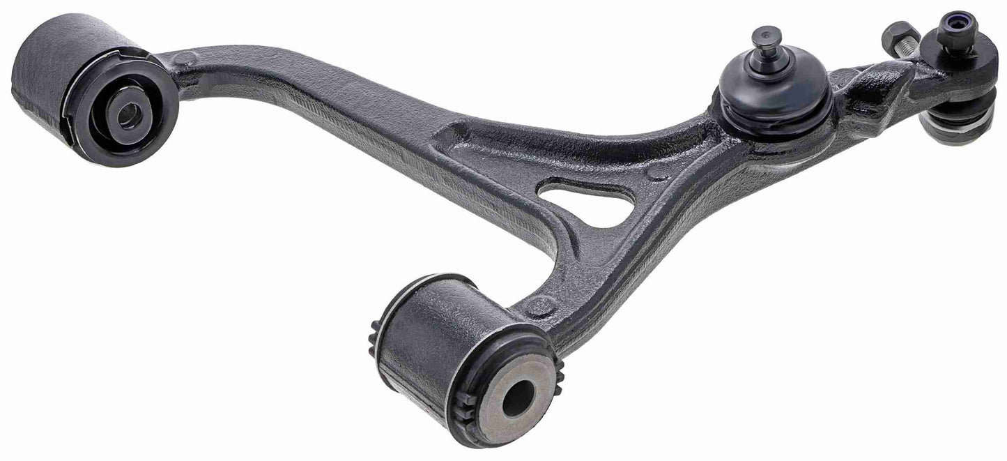 Side View of Front Right Suspension Control Arm and Ball Joint Assembly MEVOTECH CMS101080