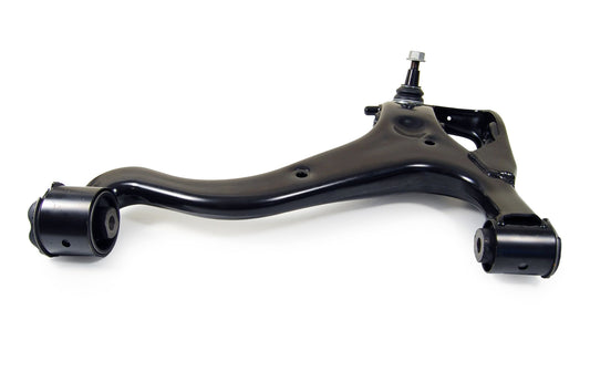 Angle View of Front Right Suspension Control Arm and Ball Joint Assembly MEVOTECH CMS101146