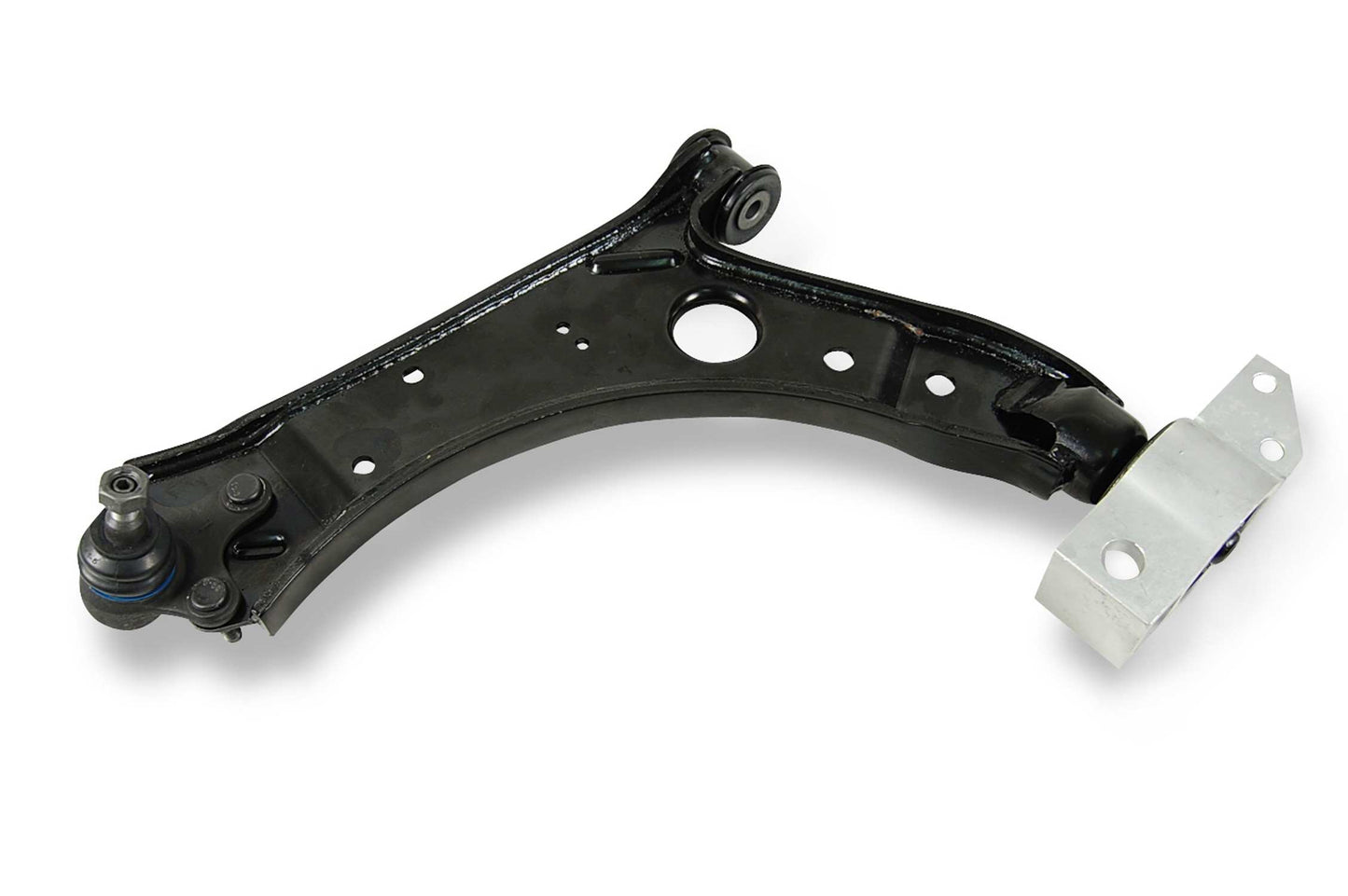 Front View of Front Left Suspension Control Arm and Ball Joint Assembly MEVOTECH CMS101147