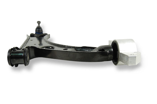 Angle View of Front Right Suspension Control Arm and Ball Joint Assembly MEVOTECH CMS101148