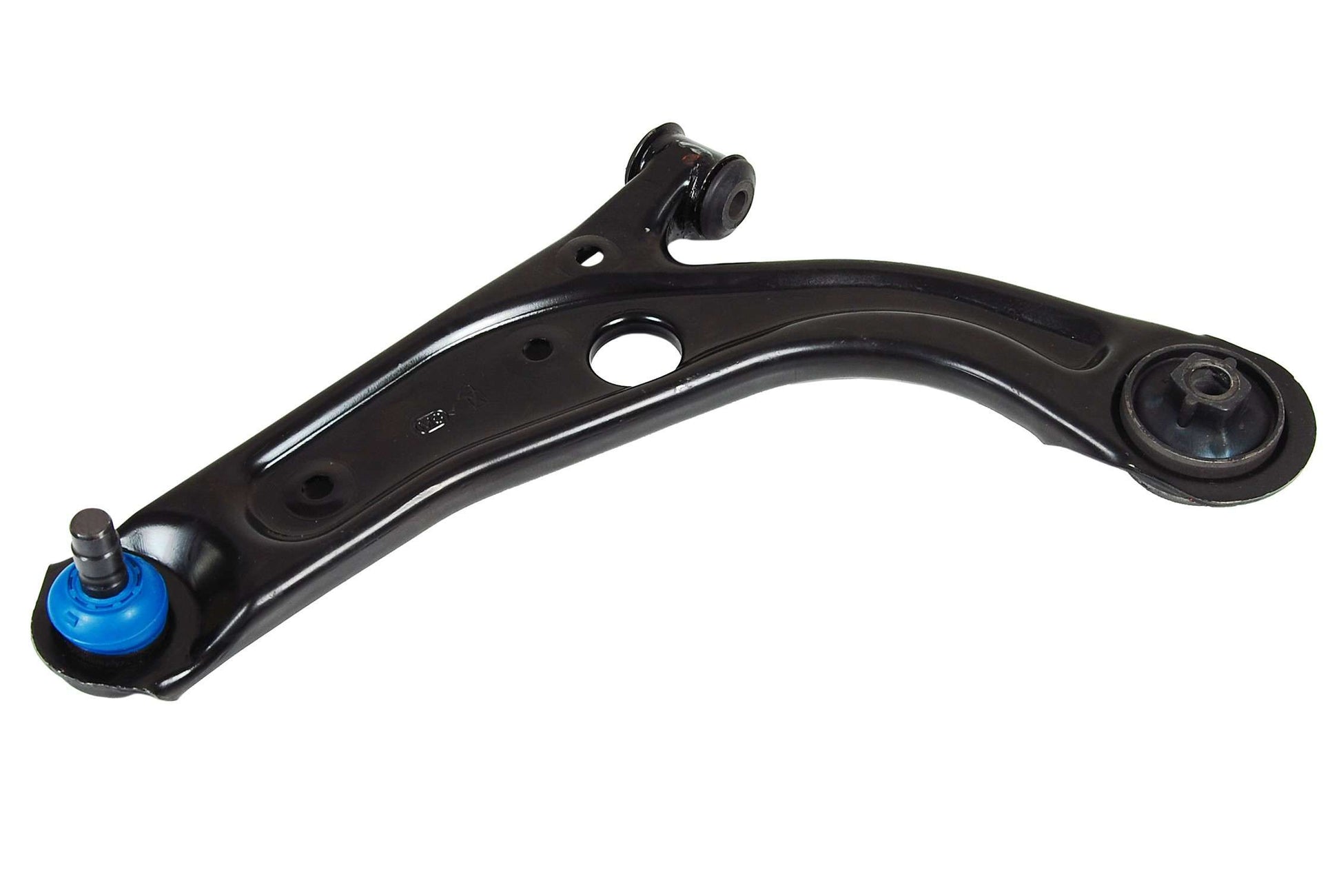 Front View of Front Left Suspension Control Arm and Ball Joint Assembly MEVOTECH CMS101183