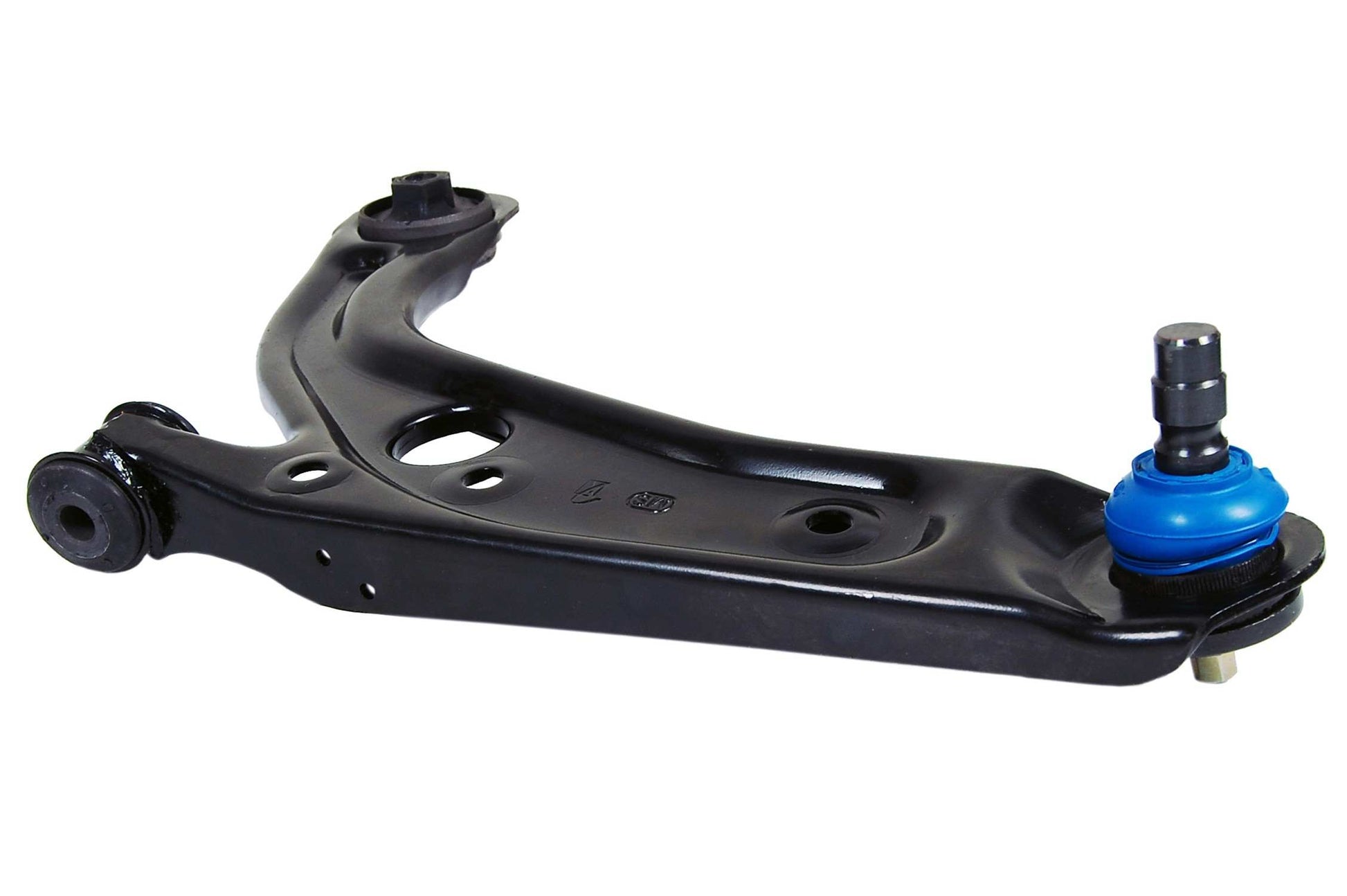 Side View of Front Left Suspension Control Arm and Ball Joint Assembly MEVOTECH CMS101183