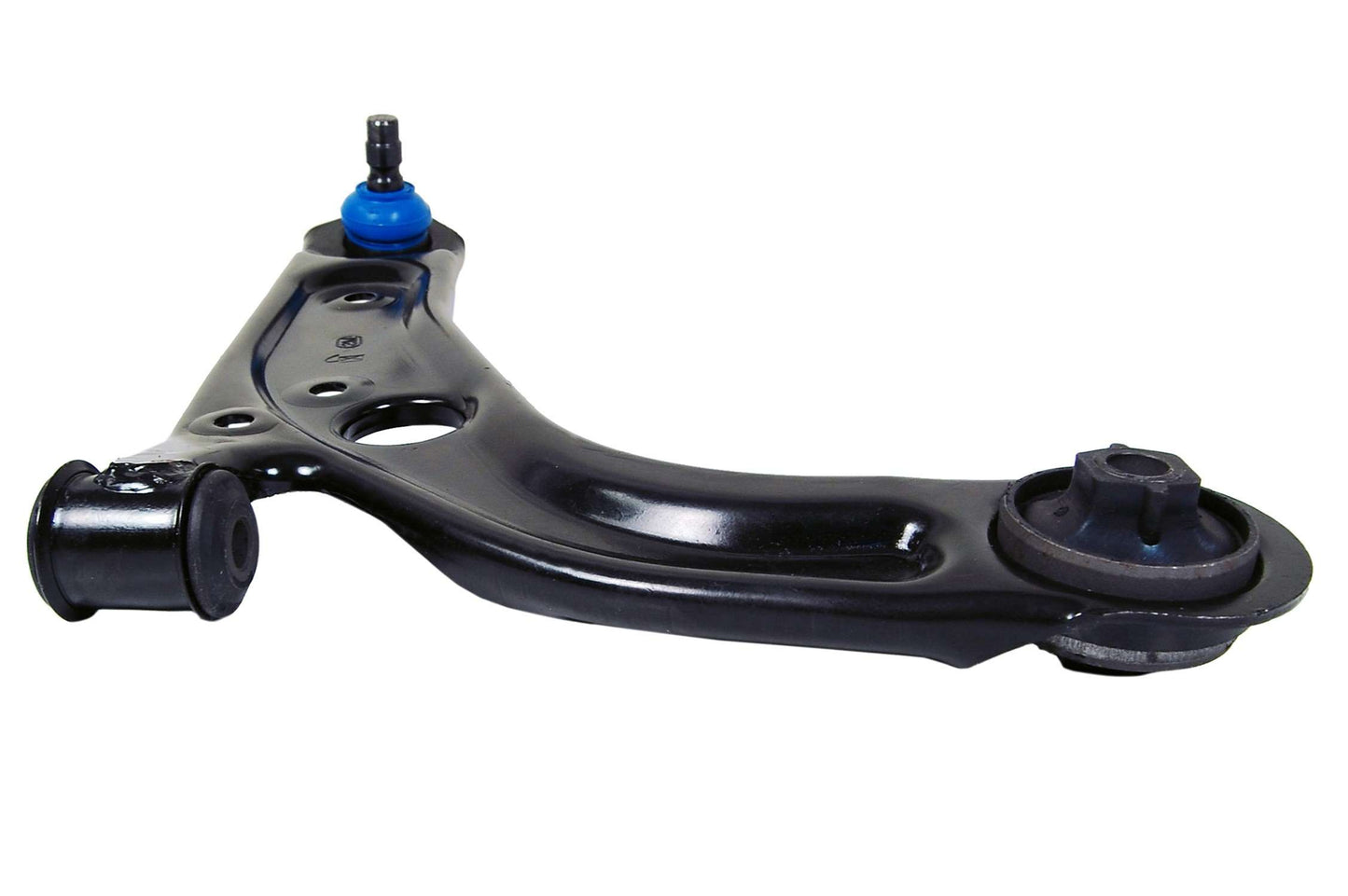 Angle View of Front Right Suspension Control Arm and Ball Joint Assembly MEVOTECH CMS101184