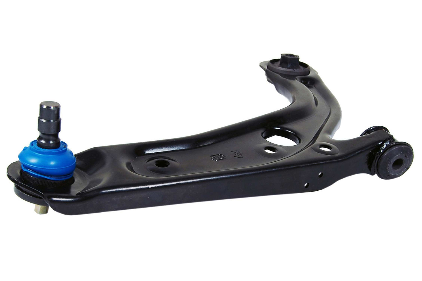 Side View of Front Right Suspension Control Arm and Ball Joint Assembly MEVOTECH CMS101184