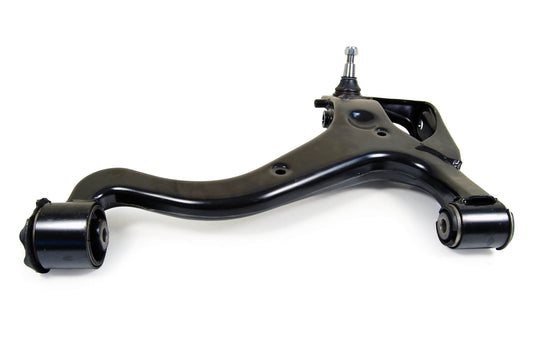 Angle View of Front Right Suspension Control Arm and Ball Joint Assembly MEVOTECH CMS101197