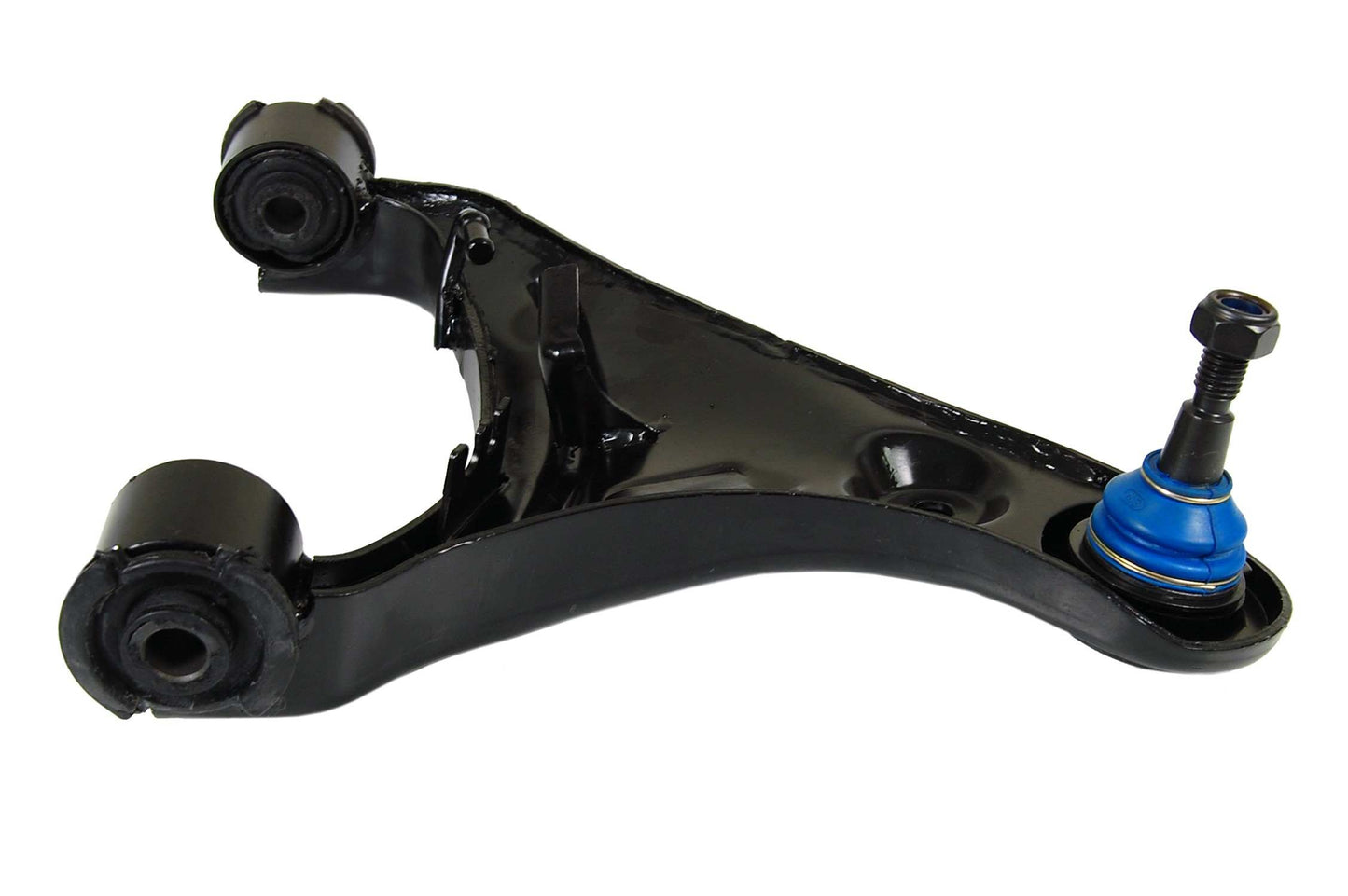 Side View of Front Upper Left Suspension Control Arm and Ball Joint Assembly MEVOTECH CMS101222