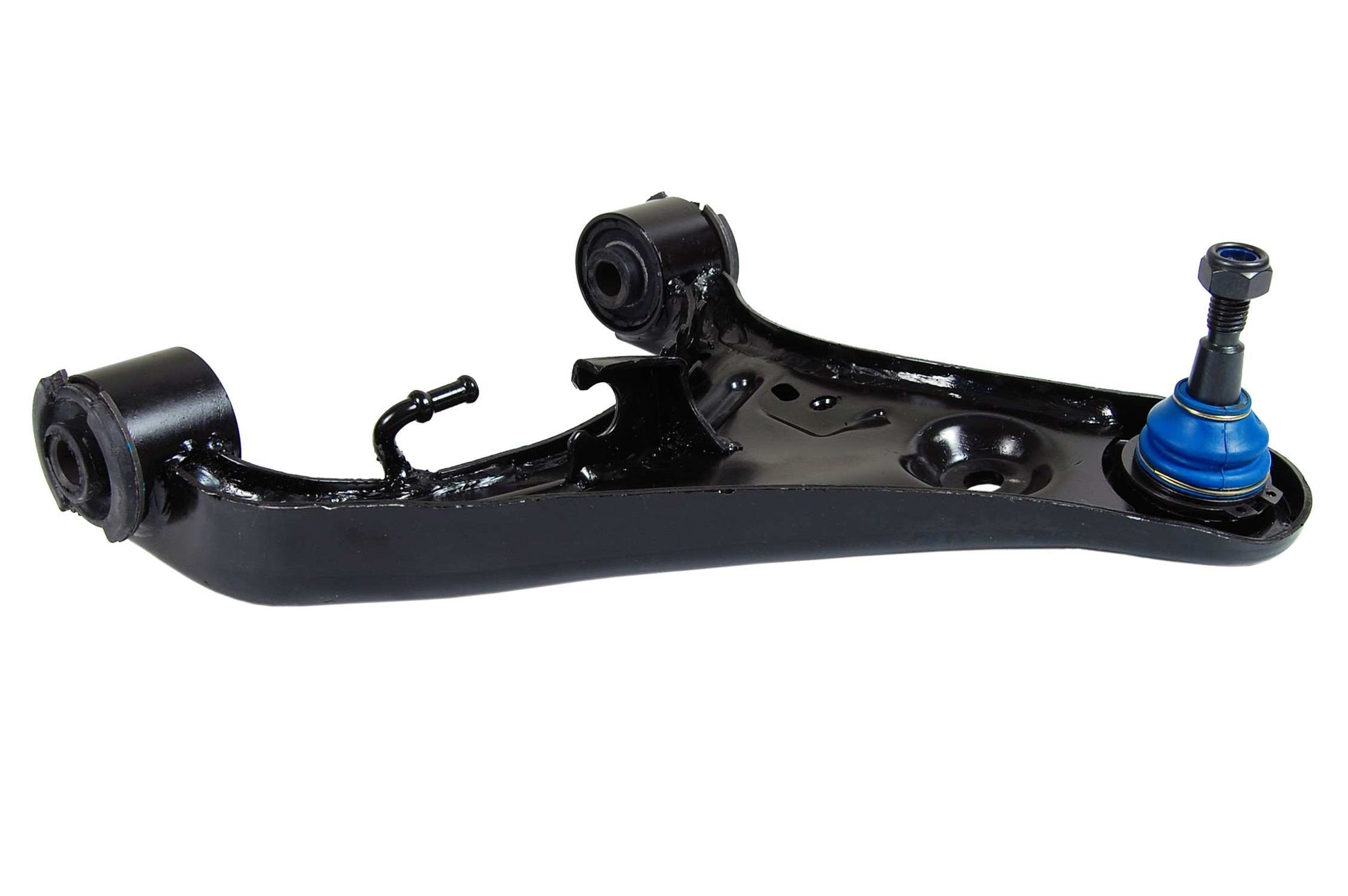 Side View of Front Upper Right Suspension Control Arm and Ball Joint Assembly MEVOTECH CMS101223